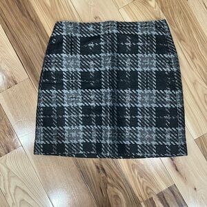 Loft metallic mini skirt - like new!